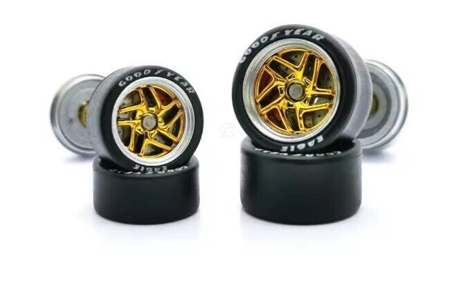 طقم عجلات أحادية الكتلة - ذهبي
